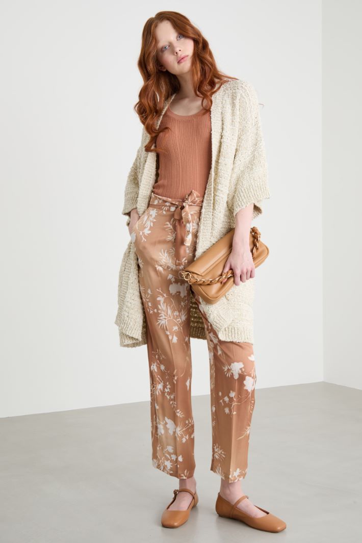 Open-front cardigan with pockets Intrend