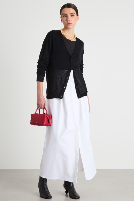 Fitted V-neck cardigan Intrend