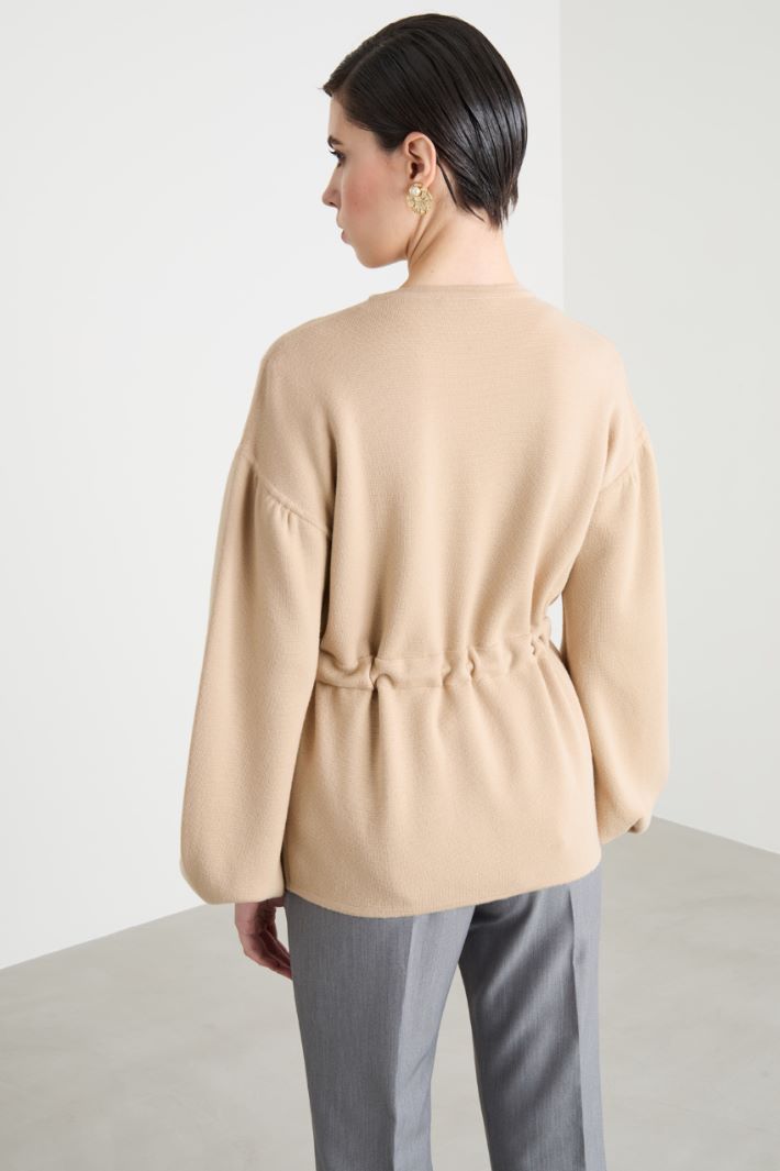 Cárdigan de lana con cordón ajustable Intrend - 4