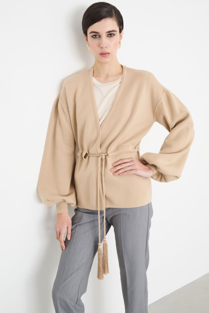 Cárdigan de lana con cordón ajustable Intrend - 2