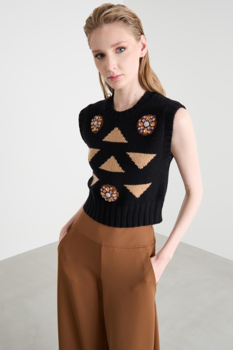 Cropped gilet Intrend