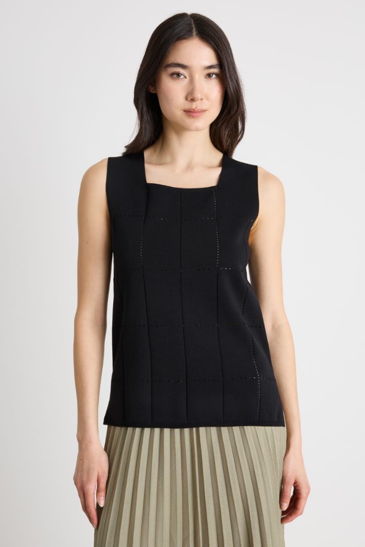 Top in filato di viscosa Intrend - 2