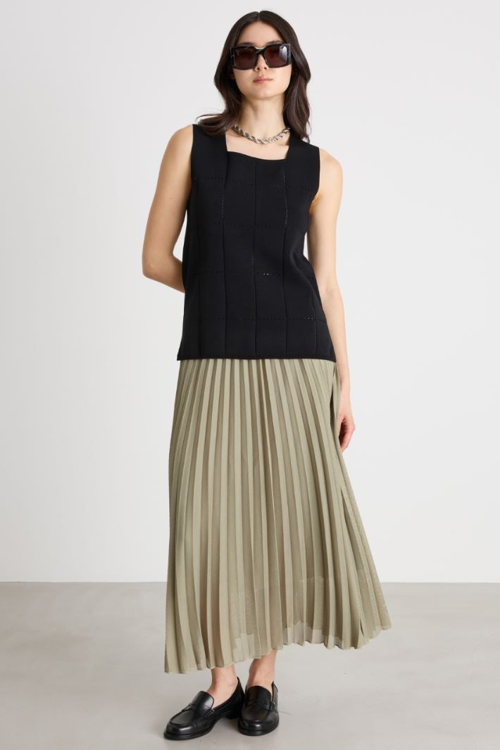 Top in filato di viscosa Intrend