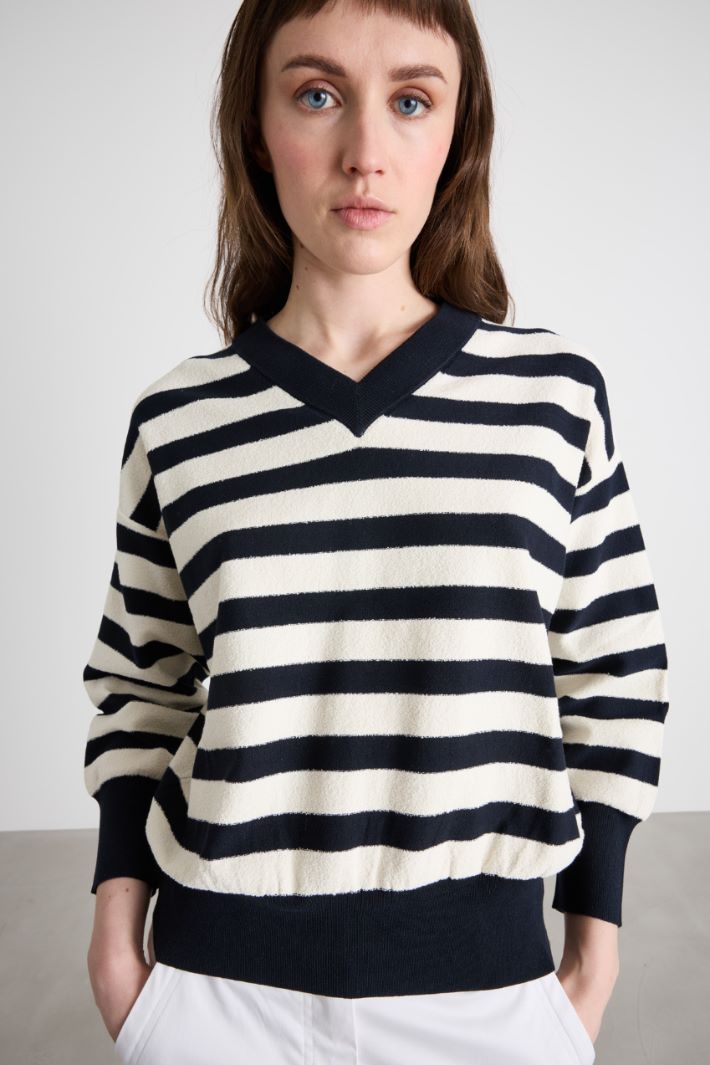 Maglia con fondo a coste Intrend - 3