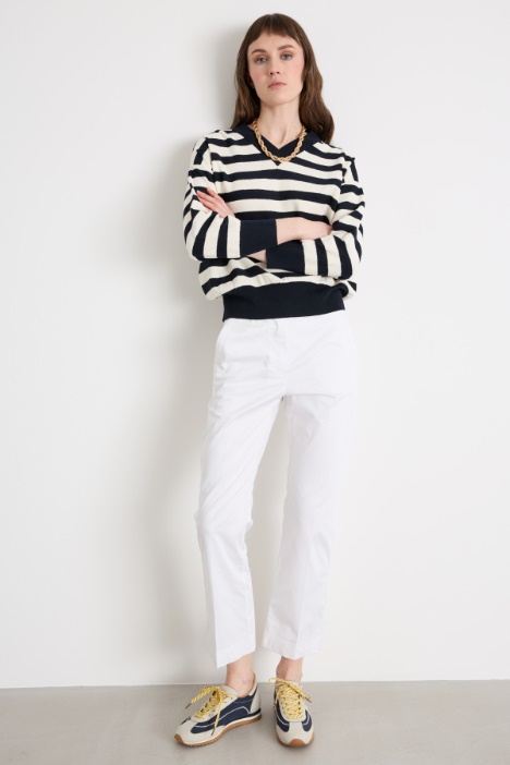 Maglia con fondo a coste Intrend