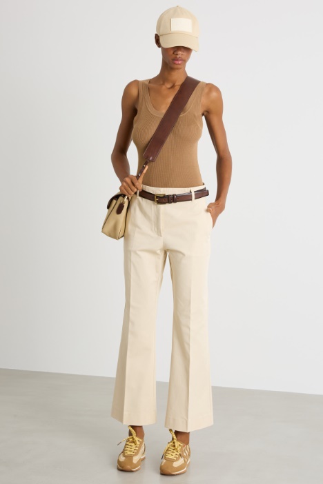 Rib-knit vest top Intrend