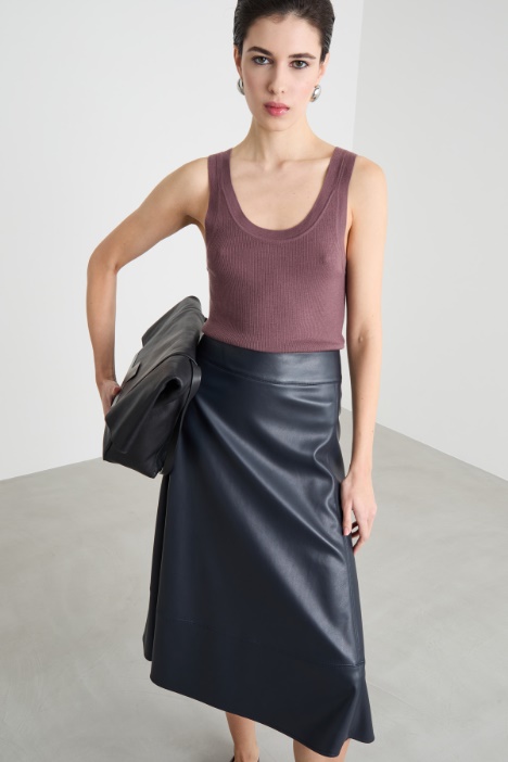 Rib-knit vest top Intrend