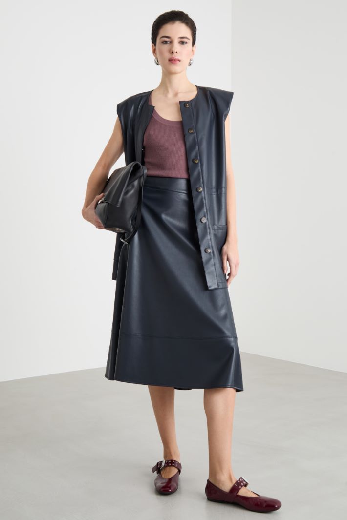 Rib-knit vest top Intrend