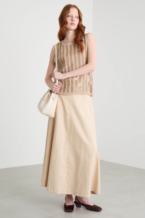 Sequin-embellished top Intrend