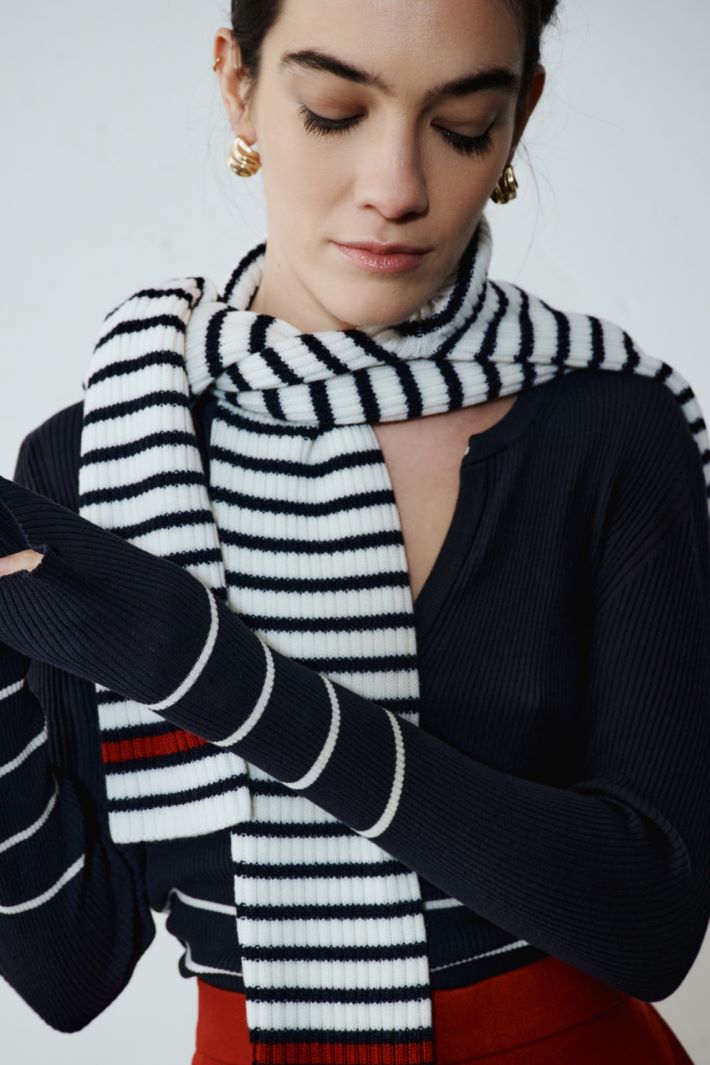 Rib-knit wool jumper Intrend - 6