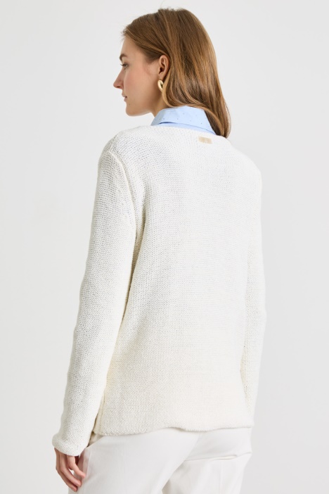 Jersey con escote abierto