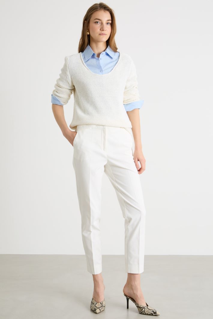 Wide-neck knit Intrend