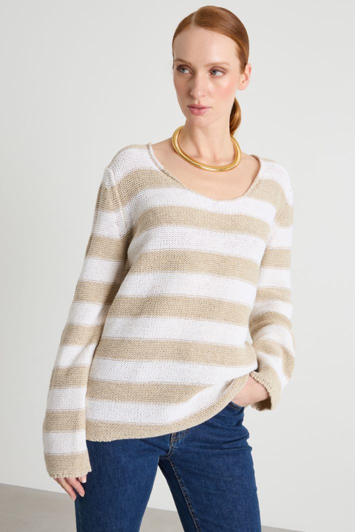 Wide-neck knit Intrend - 2