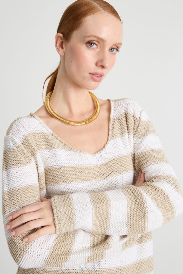 Wide-neck knit Intrend - 3