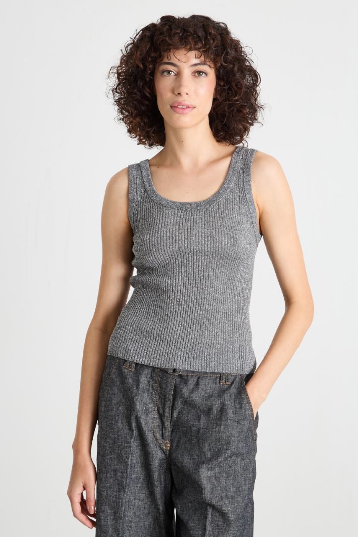 Knitted vest top Intrend - 2