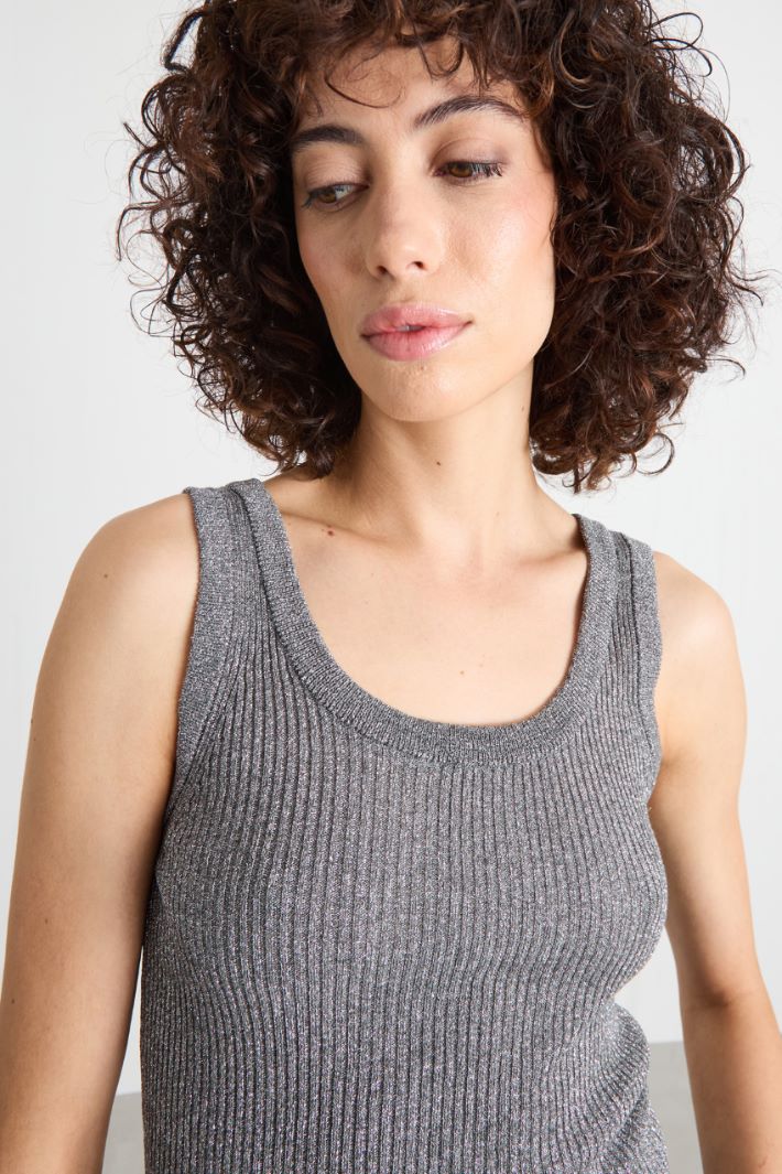 Knitted vest top Intrend - 3