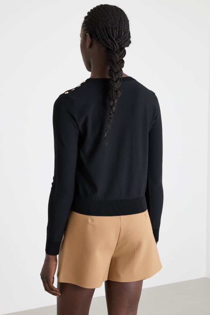 Maglia aderente con bottoni Intrend - 4