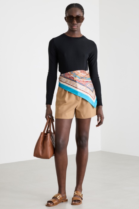 Maglia aderente con bottoni Intrend