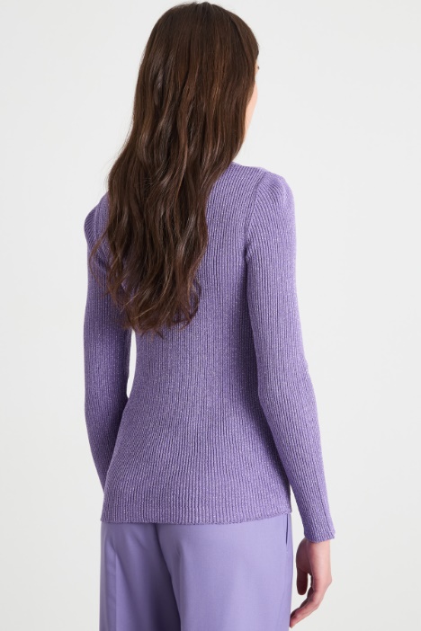 Serafino in maglia laminata