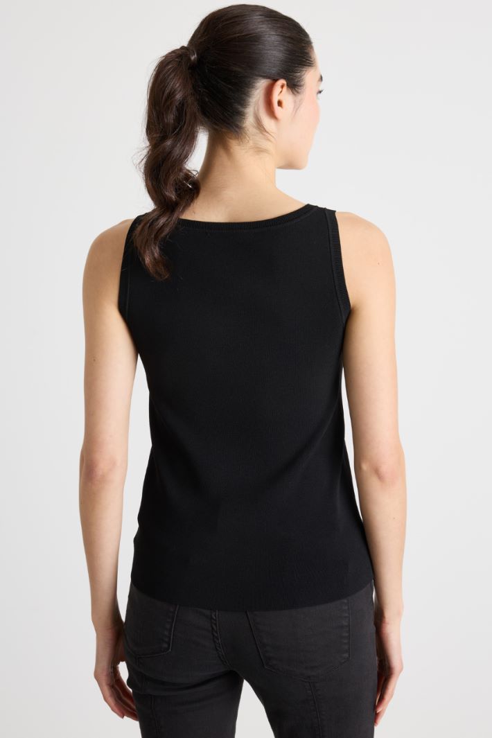 Slim-Fit Knit Top Intrend - 4