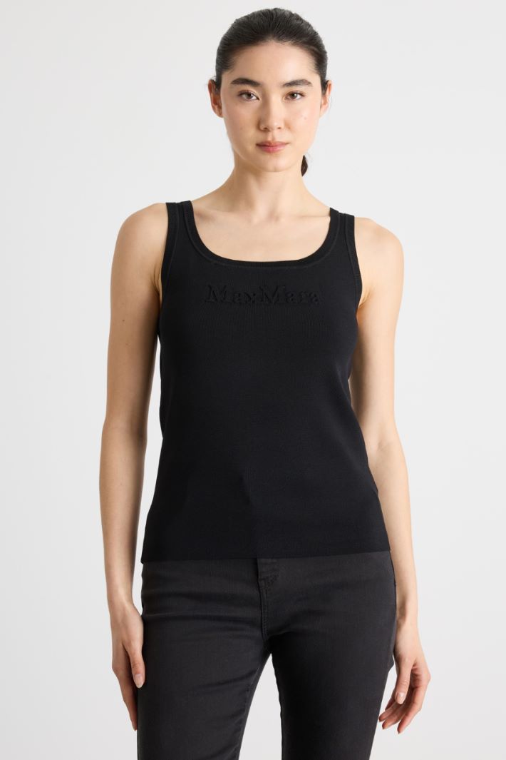 Slim-Fit Knit Top Intrend - 2