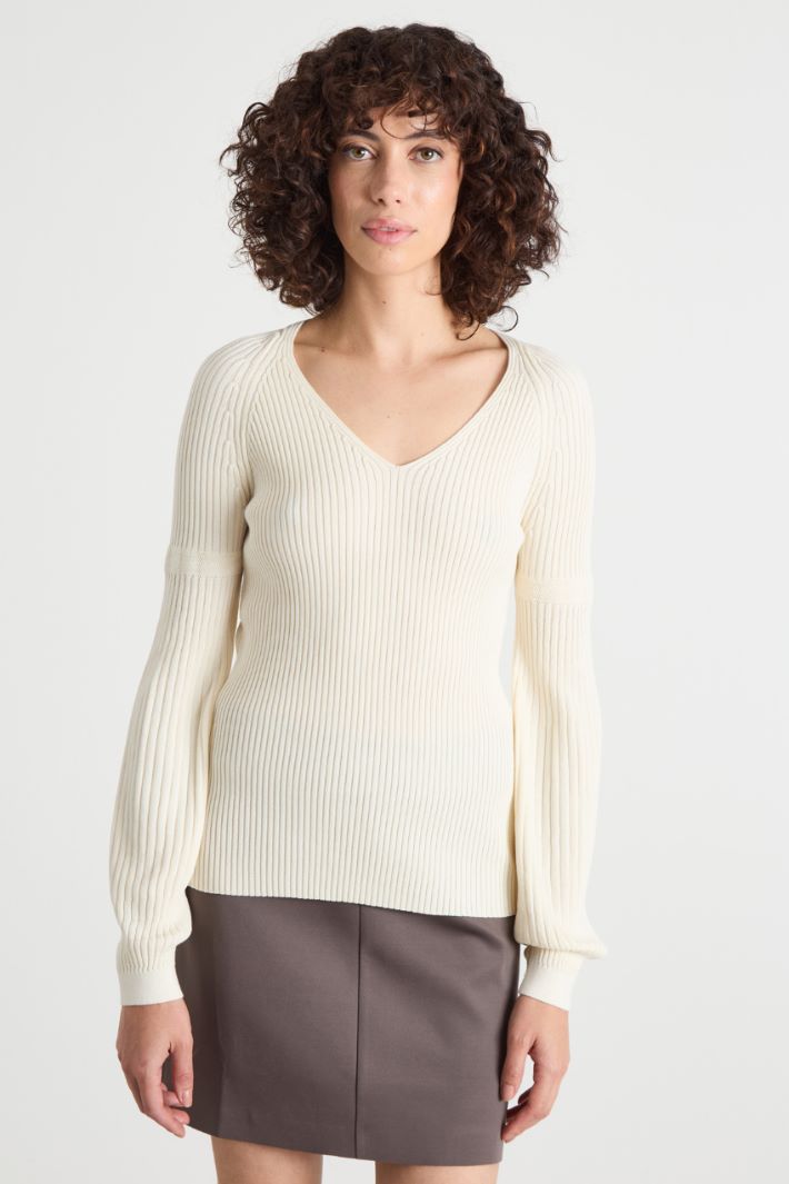 Balloon-sleeve jumper Intrend - 2