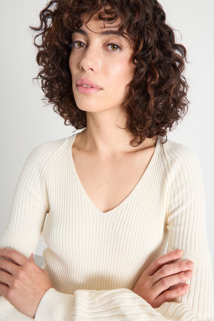 Balloon-sleeve jumper Intrend - 3