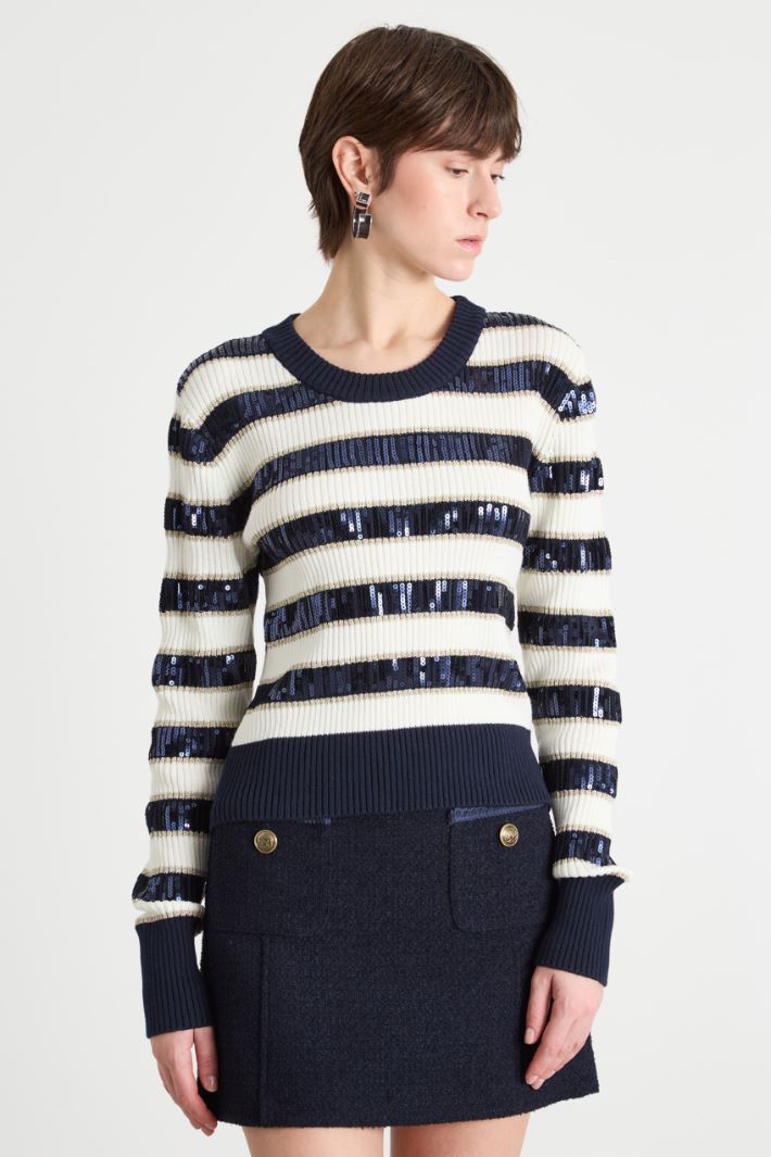 Maglia con paillettes Intrend - 2