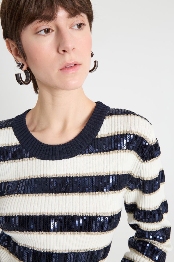 Maglia con paillettes Intrend - 3