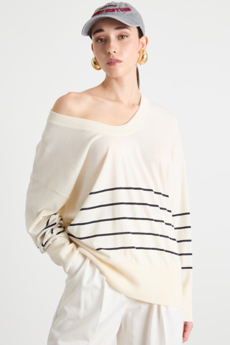 Wide-neck jumper Intrend