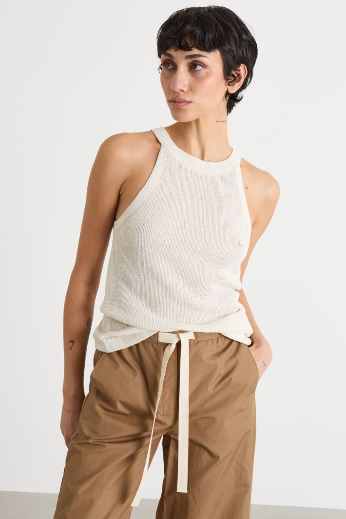Knit halterneck top Intrend - 2