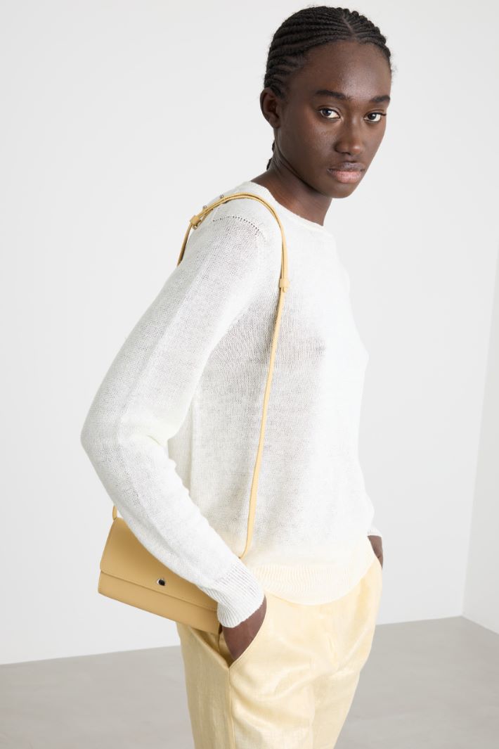 Maglia girocollo in filato rasato Intrend - 2