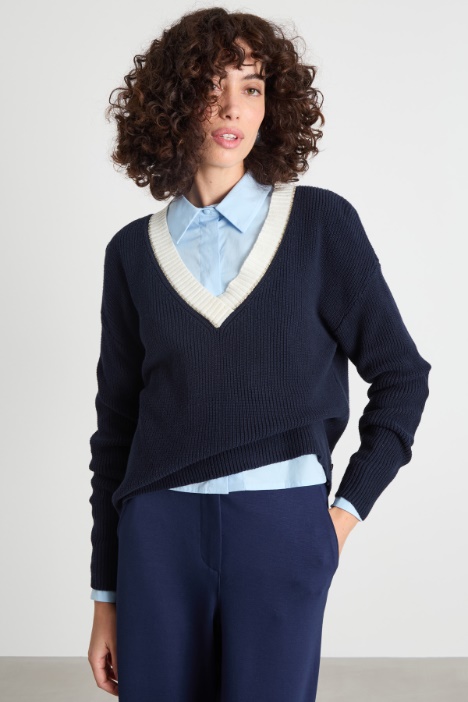 Sequin-embroidered jumper Intrend