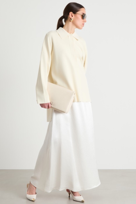 Loose-fit polo jumper Intrend