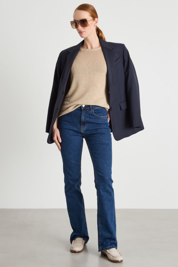 Maglia leggera con scollo tondo Intrend