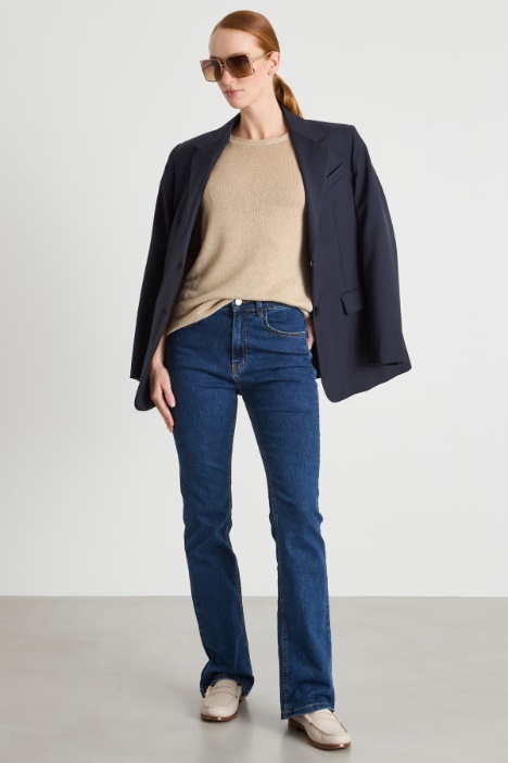 Maglia leggera con scollo tondo Intrend