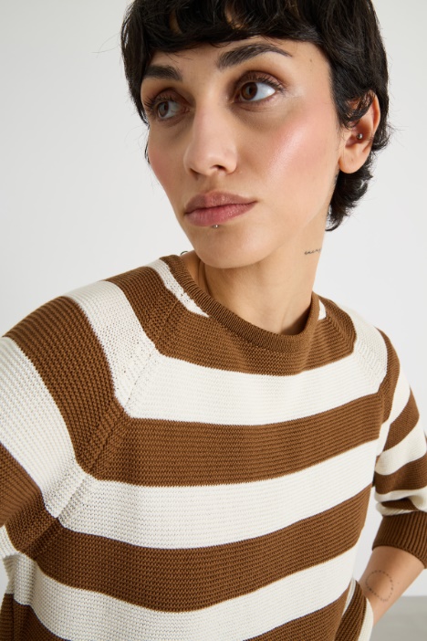 Jersey con mangas tres cuartos