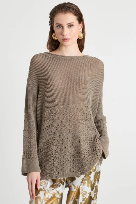Open-back jumper - Intrend