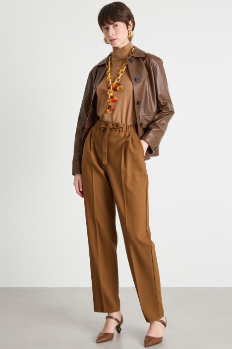 Roll neck jumper with three-quarter sleeves Intrend