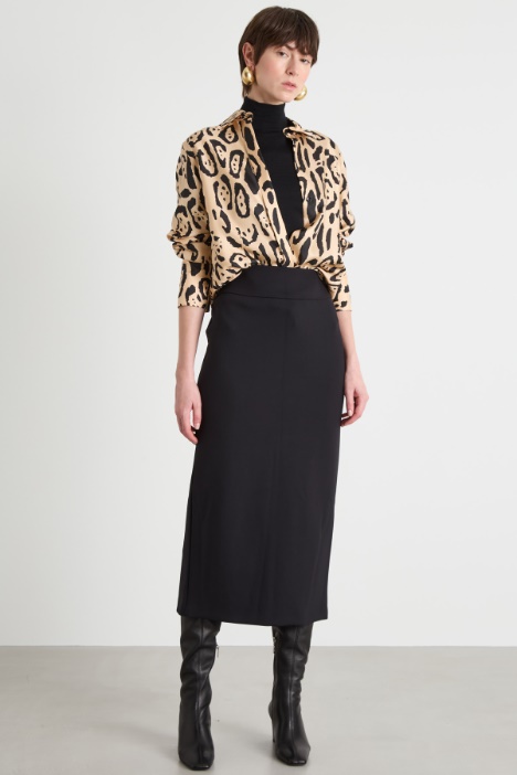 Roll neck jumper with three-quarter sleeves Intrend