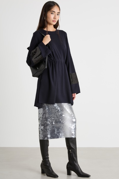 Sequin-embellished jumper Intrend