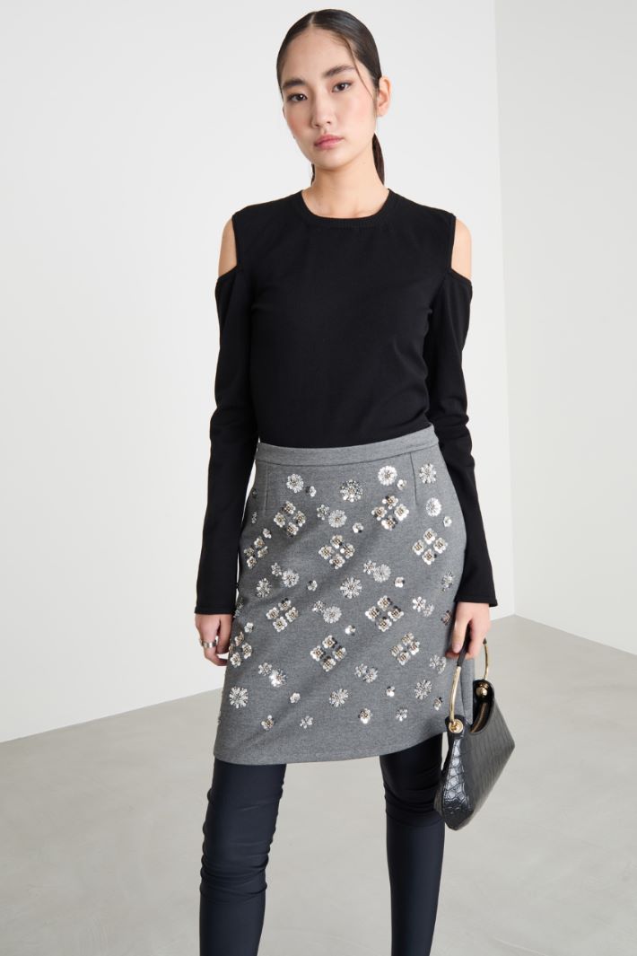 Cut-out shoulder jumper Intrend - 2