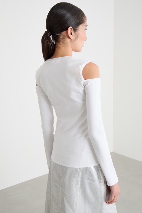 Jersey con cut-out en los hombros