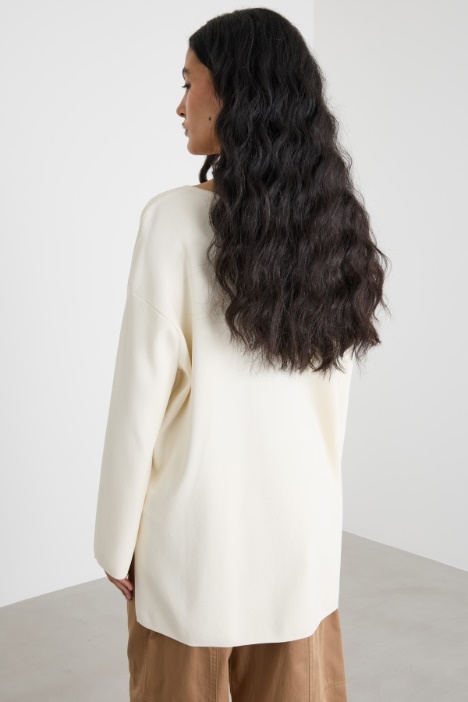 Maglia in viscosa crepe