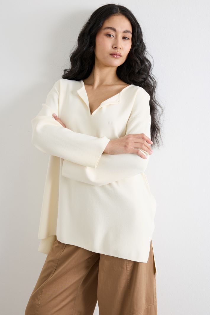 Maglia in viscosa crepe Intrend - 2