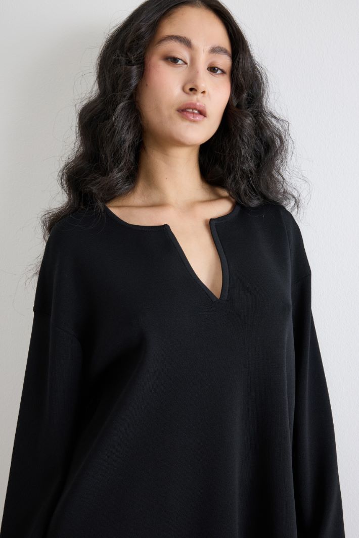 Maglia in viscosa crepe Intrend - 3