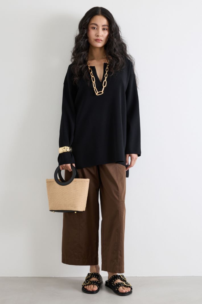 Maglia in viscosa crepe Intrend