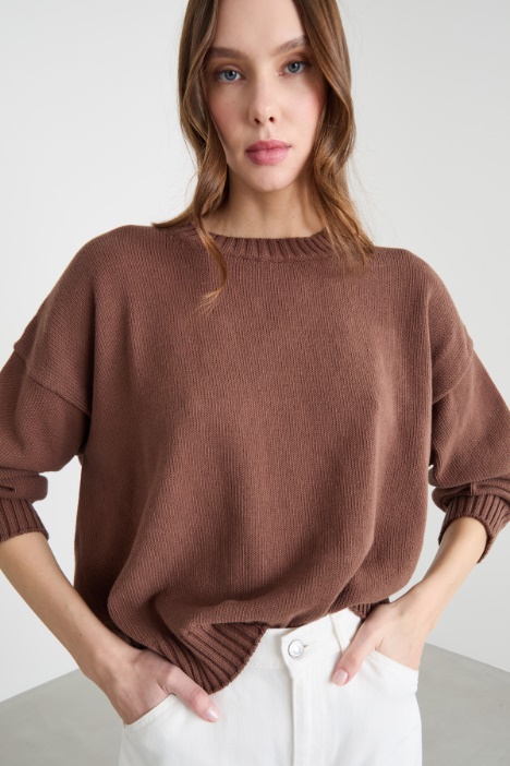 Jersey de hombros caídos