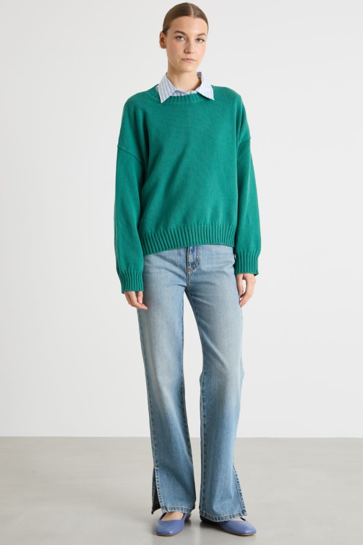 Maglia con maniche a spalla scesa Intrend