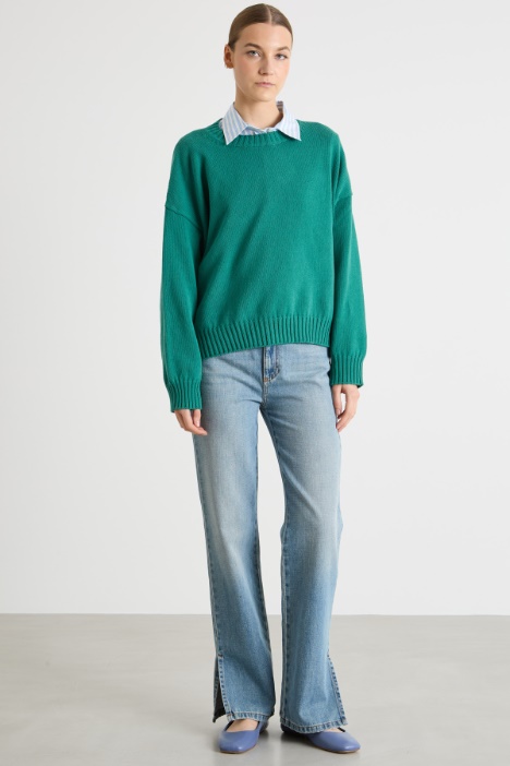 Dropped-Shoulder Jumper Intrend